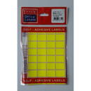 Tanex Etichete autoadezive color, 16 x 22 mm, 320 buc/set, Tanex - galben fluorescent