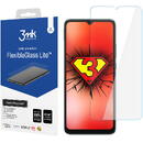 Folie Protectie Ecran 3MK pentru Xiaomi Redmi 10C, Sticla Flexibila, Full Glue, Lite, 0.16mm, Transparenta