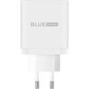 BPCE04, Quick Charge, 65W, 1 X USB - 2 x USB Type-C, Alb cu cablu USB Type-C