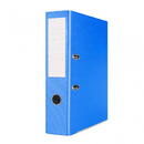 Office Products Biblioraft A4, plastifiat PP/paper, margine metalica, 75 mm, Office Products Basic S - albastru