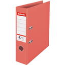 Biblioraft Esselte No.1 Power Colour Breeze, PP/PP, partial reciclat, FSC, A4, 75 mm, corai