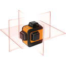 Set nivelă cu laser - max. 15 m - 3D / 360° - cu baterie, ochelari și consolă