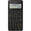 Calculator stiintific, 16 digits, 640 functiuni, 161x80x15 mm, dual power, SHARP EL-W506TSL - argint