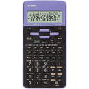 Calculator stiintific, 10 digits, 273 functii, 161x80x15mm, dual power, SHARP EL-531THBVL-negru/viol