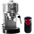 Studio Casa Espressor inox SC2132, Senso Studio Casa + Rasnita cafea CG9101B18 Miss Crush Studio Casa