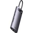 Baseus StarJoy HUB 8-Port USB-C - 3x USB-A / 1x HDMI / 1x RJ45 / 1x SD/TF / 1x USB-C PD gray