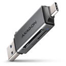 Cititor carduri Axagon CRE-DAC SUPERSPEED USB-C + USB-A