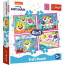 Trefl Puzzle 4in1 Baby shark 34378