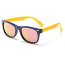 Techsuit Ochelari de Soare pentru Copii cu Protectie UV - Techsuit (D802) - Yellow / Dark Blue