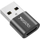 Yesido Adaptor OTG USB la Type-C 480mbps - Yesido (GS09) - Black