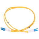 Extralink LC/UPC-LC/UPC | Patchcord | Single Mode, Duplex, G652D, PVC, 3mm, 1m