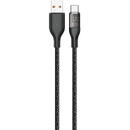 Dudao Fast charging cable 120W 1m USB - USB-C Dudao L22T - gray