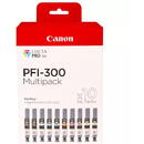 Canon Canon PFI-300 Multipack MBK/PBK/C/M/Y/PC/PM/R/GY/CO