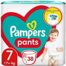 PAMPERS Pampers Pants 17kg+, size 7-XXLARGE, 38pcs