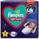 PAMPERS Pampers Night Pants diapers 9-15kg, size 4-MAXI, 25pcs