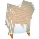 Husa pentru scaune de gradina 61x61x102cm Transparenta