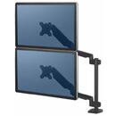 Fellowes Fellowes Ergonomics arm for 2 vertical monitors - Platinum series