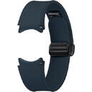 Samsung D-Buckle Hybrid Eco-Leather Band pentru Galaxy Watch6, Normal (M/L), Indigo