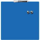NOBO Tabla NOBO patrata, plastic, 36x36 cm, magnetica, include marker si magneti, albastru