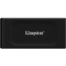 Kingston portabil, XS1000, 2TB, USB 3.2, Negru