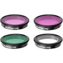 Set of 4 filters MCUV+CPL+ND4+ND8 Sunnylife for Insta360 GO 3/2