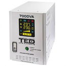 Ted Electric UPS 7000VA/5000W runtime extins utilizeaza patru acumulatori (neinclusi) pentru CENTRALE TERMICE TED001696