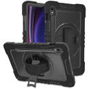 Techsuit Husa pentru Samsung Galaxy Tab S9 / S9 FE - Techsuit StripeShell 360 - Black