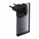 Baseus GaN5 Pro Ultra Slim, 65W, USB, USB-C, Cablu inclus