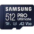 Samsung MICROSDXC PRO Ultimate MB-MY512SA/WW 512GB, Class 10, UHS-I U3, V30, A2 + Adaptor SD