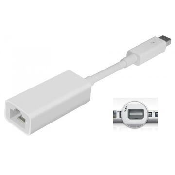 Apple Adaptor MD463ZM/A de la Thunderbolt la Ethernet