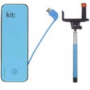 Kit Incarcator portabil universal Fashion 4500 mAh + Selfie Stick