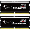 G.Skill DDR5 - 32GB -5600 - CL - 46 (2x 16 GB) dual kit, RAM (black, F5-5600S4645A16GX2-RS, Ripjaws, INTEL XMP)
