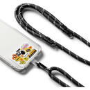 Ringke Snur pentru Smartphone - Ringke Focus Design - Black / White