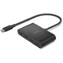 Belkin AVC018BTBK interface hub USB Type-C 10000 Mbit/s Black