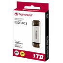 Transcend ESD310S 1TB USB 3.2 Type-C/A Argintiu