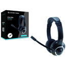 Conceptronic Headset Klinke, 2m, Negru