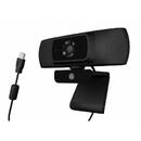 Full-HD Webcam IB-CAM301-HD mit Mikrofon ,Negru