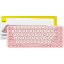 Baseus Tastatura wireless K01A Tri-Mode Baby Pink