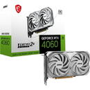 MSI MSI GeForce RTX 4060 VENTUS 2X WHITE 8G OC - graphics card - GeForce RTX 4060 - 8 GB - white