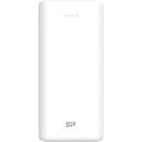 Silicon Power Share C20QC Power Bank 20000mAH, Quick Charge, White