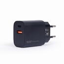 Charger PowerDelivery USB-C 18W black