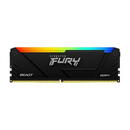 Kit Memorie Fury Beast RGB Intel XMP 2.0, 32GB, DDR4-2666, CL16, Dual Channel, Negru