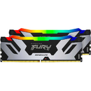 Kit Memorie Fury Renegade RGB Intel XMP 3.0, 32GB, DDR5-8000MHz, CL38, Dual Channel, Negru