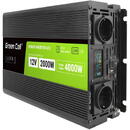 Green Cell Green Cell PowerInverter LCD 12 volt 2000W/40000W car inverter with display - pure sine wave