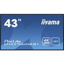 Iiyama LH4370UHB-B1 43inch 3840x2160pixeli  Negru