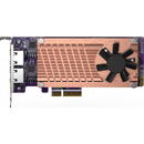 QNAP QNAP QM2-2P2G2T - storage controller - M.2 NVMe Card / PCIe 3.0 (NVMe) - PCIe 3.0 x4, 2.5 Gigabit Ethernet