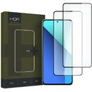 HOFI Folie de protectie Ecran HOFI Glass PRO+ pentru Xiaomi Redmi Note 13 4G, Sticla Securizata, Full Glue, Set 2 bucati, 2.5D, Neagra
