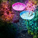 Garden of Eden Meduza solara cu fibra optica - 80 cm - LED color