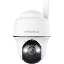 Reolink Camera supraveghere IP wireless GSM 4G LTE Speed Dome Reolink Go PT Ultra, 4K, IR/lumina alba 10 m, microfon, slot card