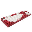 Varmilo VEA108 Koi Gaming Tastatur, MX-Silent-Red, weiße LED - US Layout